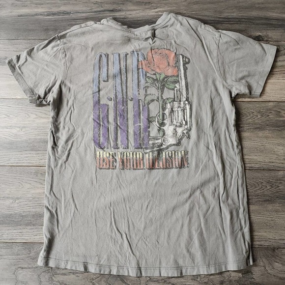 Guns N' Roses 1988 Tour Appetite For Destruction Shirt In Grey Color Sz S - Picture 4 of 5